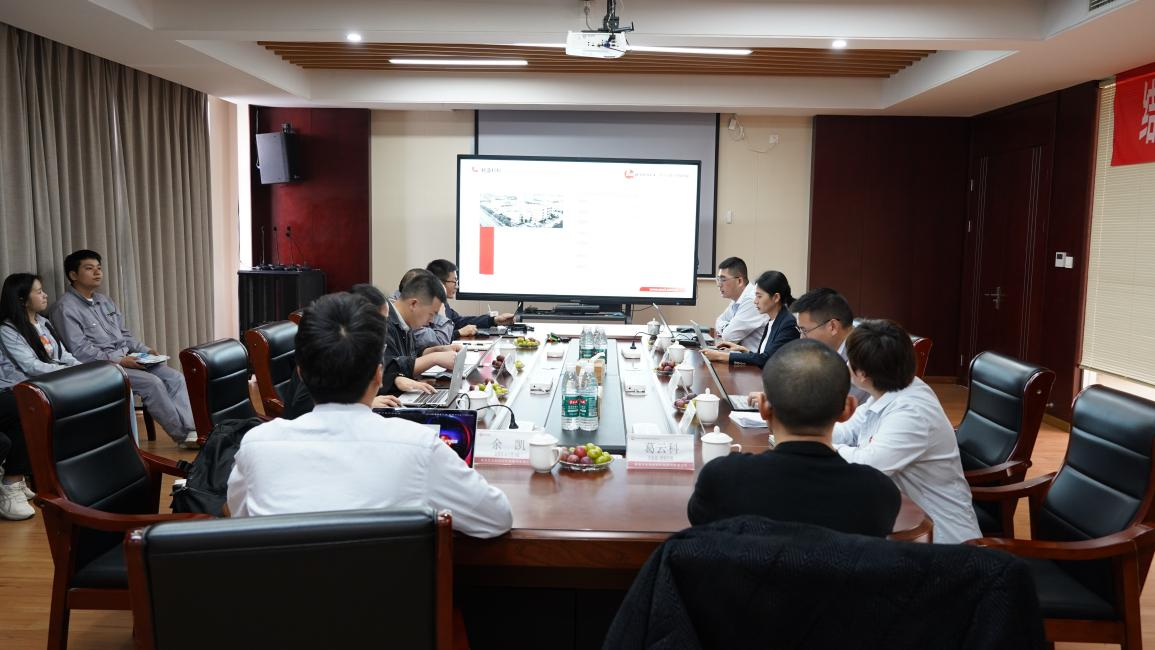 楚能新能源领导赴新亚杉杉进行年度审核及交流